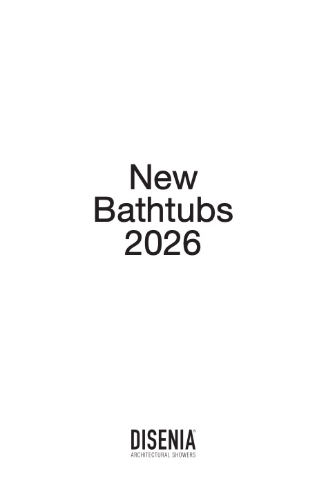 Disenia - Liste de prix New Bathtubs 2026