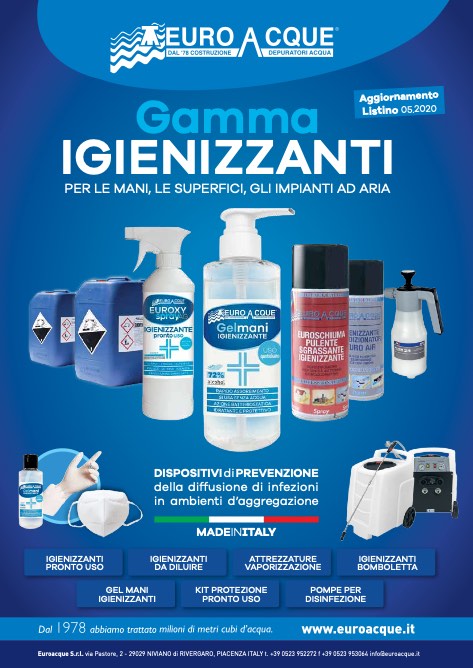 Euroacque - Price list Igienizzanti
