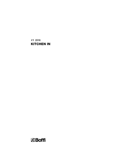 Boffi - Catálogo Kitchen In #1 2016  Accessori