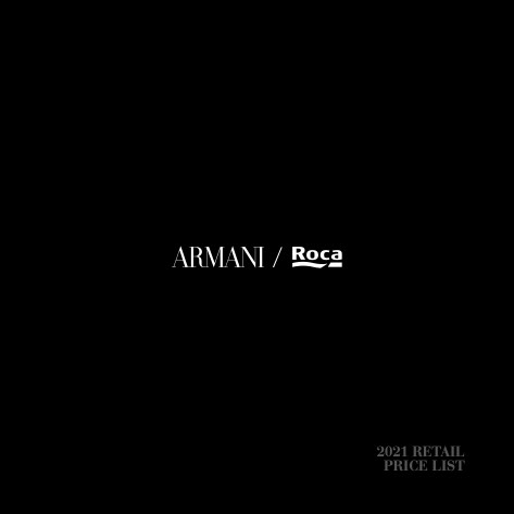 Roca - Lista de precios Armani - Retail