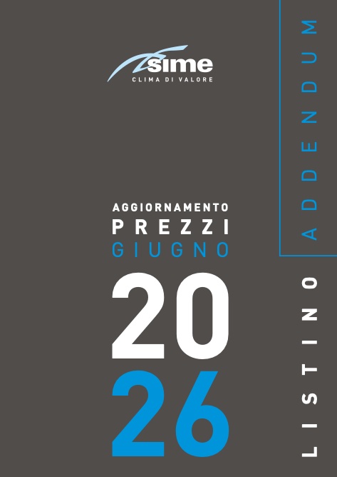 Sime - Price list Aggiornamento Giugno 2026