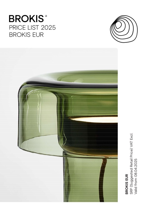 Brokis - 价目表 2025