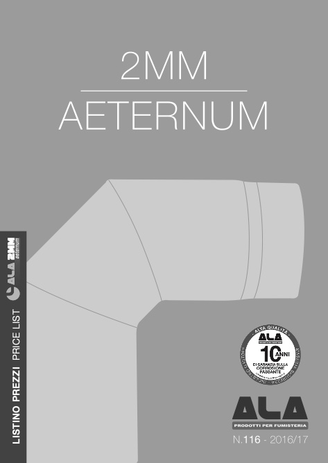 Ala - Price list 2MM AETERNUM Nr. 116 - 2016/2017