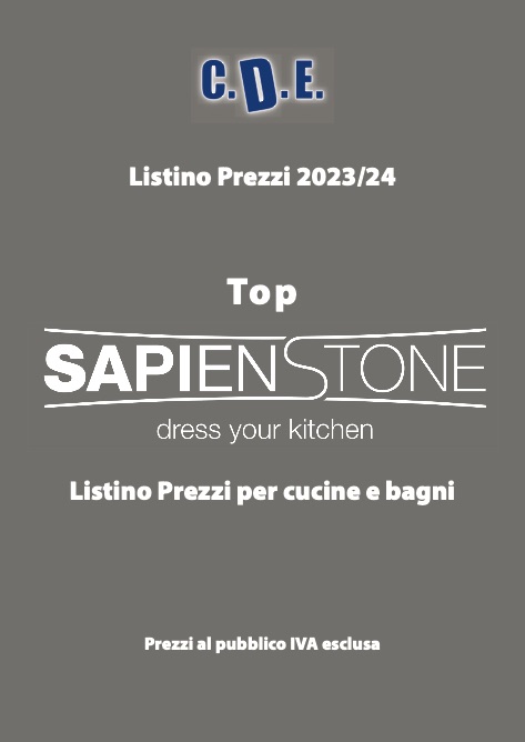 C.D.E. Centro Ducale Elettrodomestici da incasso - Прайс-лист SAPIENSTONE