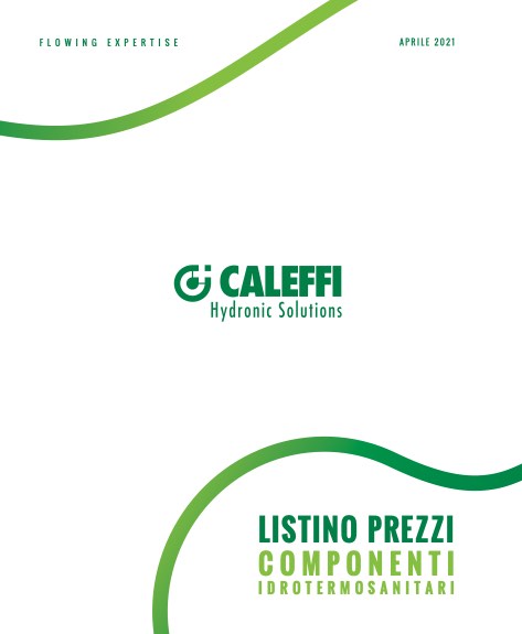 Caleffi - Listino prezzi Componenti idrotermosanitari
