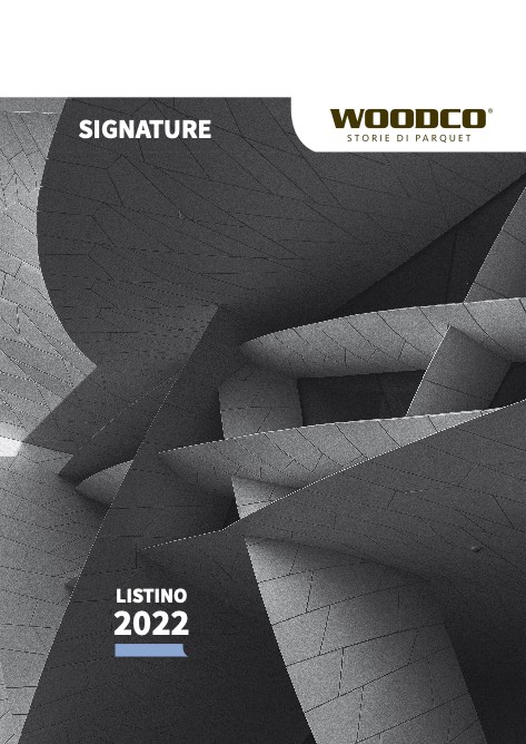 Woodco - Listino prezzi Signature