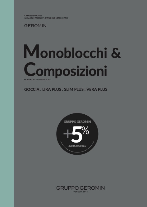 Hafro - Geromin - Price list Monoblocchi & Composizioni