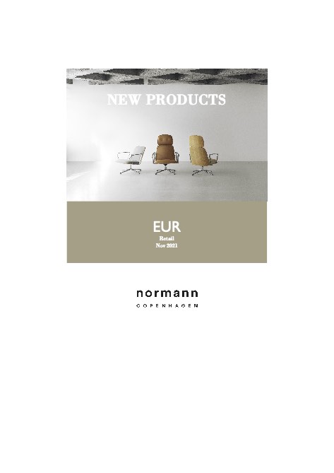 Normann Copenhagen - Lista de precios New Products