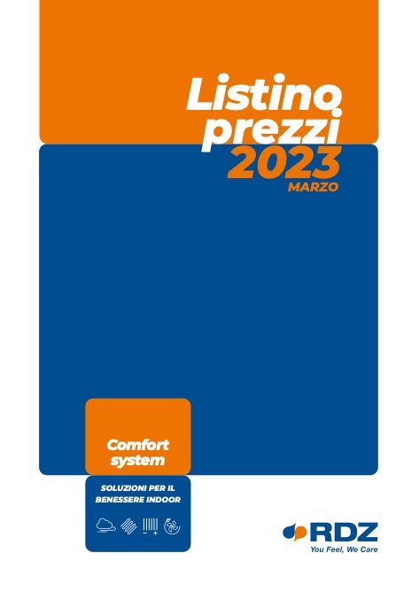 Rdz - Price list Comfort System 2023
