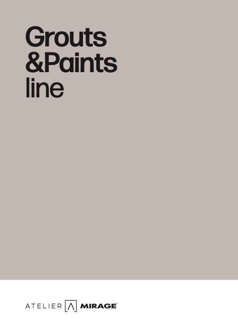 Mirage - 目录 GROUT e PAINT