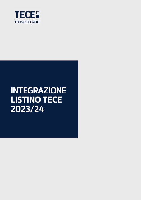 Tece - Price list Integrazione 2023/24