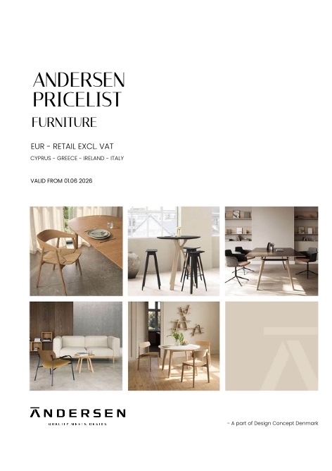 Andersen - Price list Furniture