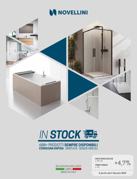 Novellini - Price list IN STOCK 2026