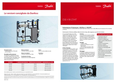 Danfoss - Catálogo DSE-I1B LT HT