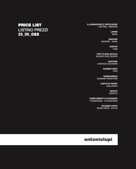Antonio Lupi - Listino prezzi Vol. 2 - 23_05_022
