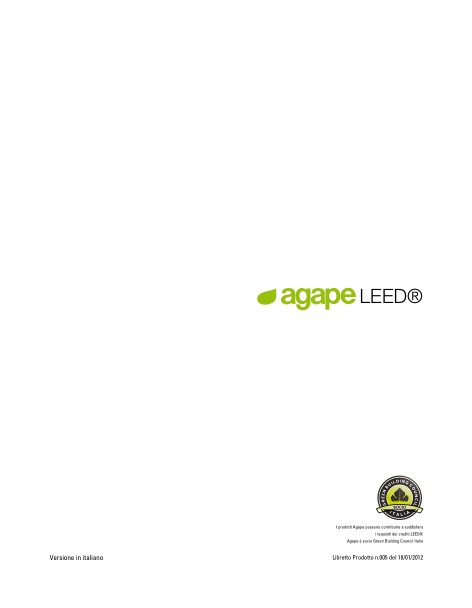 Agape - Catalogue Leed