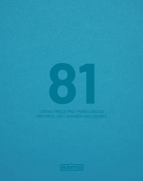 Samo - Price list Nr. 81 PRO | Pareti doccia