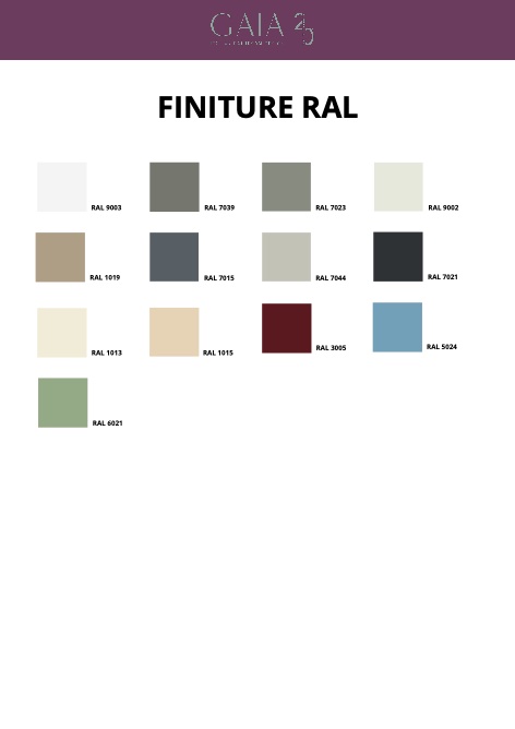 Gaia - Katalog Colori RAL e NCS