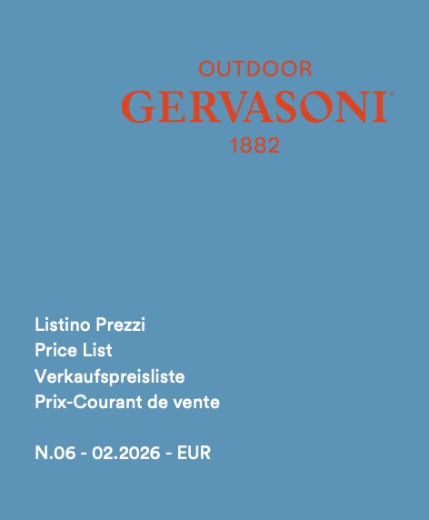 Gervasoni - Price list Outdoor n°06