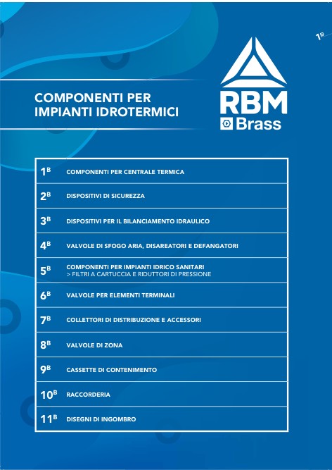 Rbm - Price list Componenti per impianti idrotermici