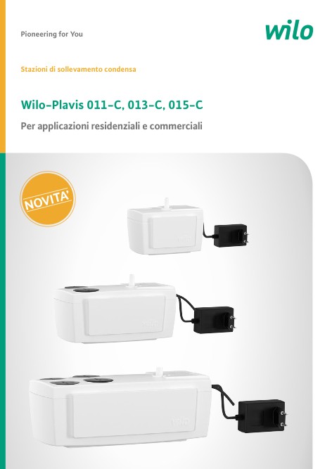 Wilo - Catalogue Plavis 011-C, 013-C, 015-C