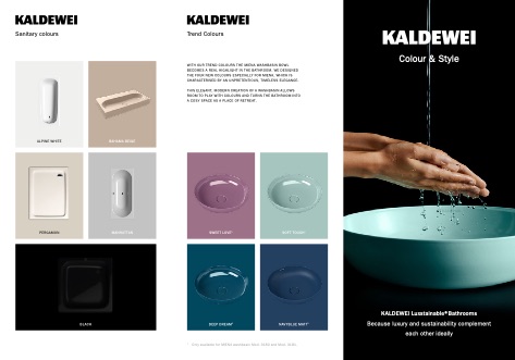 Kaldewei - Каталог Colori