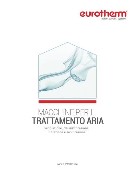 Eurotherm - Catálogo TRATTAMENTO ARIA