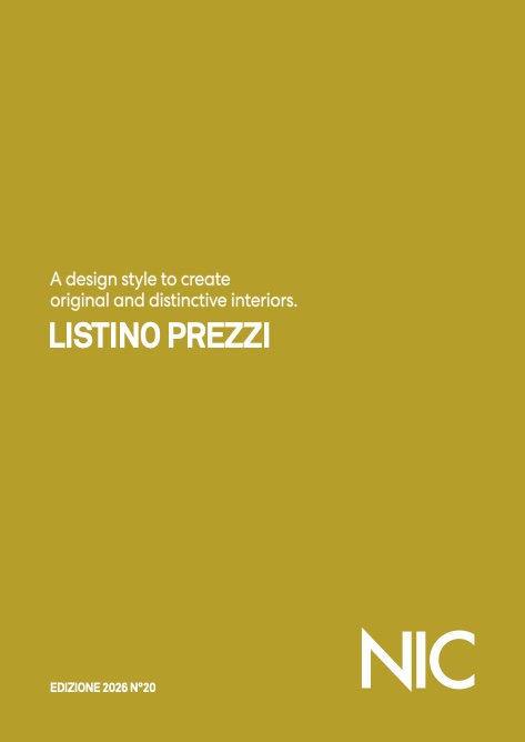 Nic Design - Liste de prix EDIZIONE 2026 | N°20