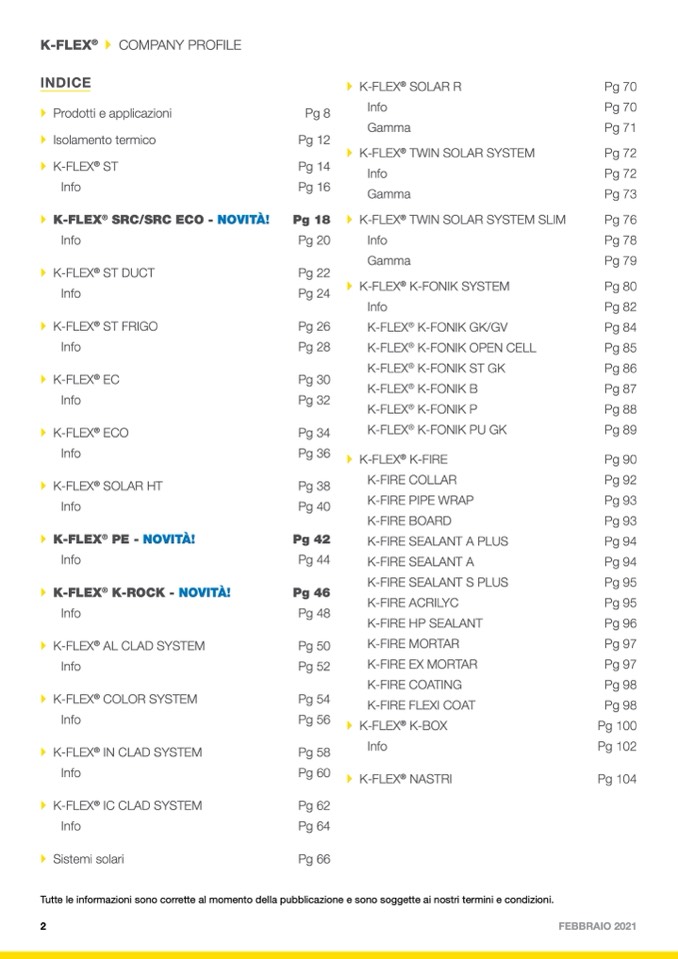 K-Flex - Generale 2021
