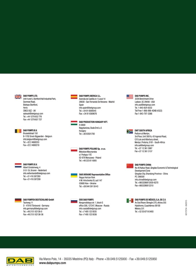 Dab Pumps - ACTIVE DRIVER PLUS