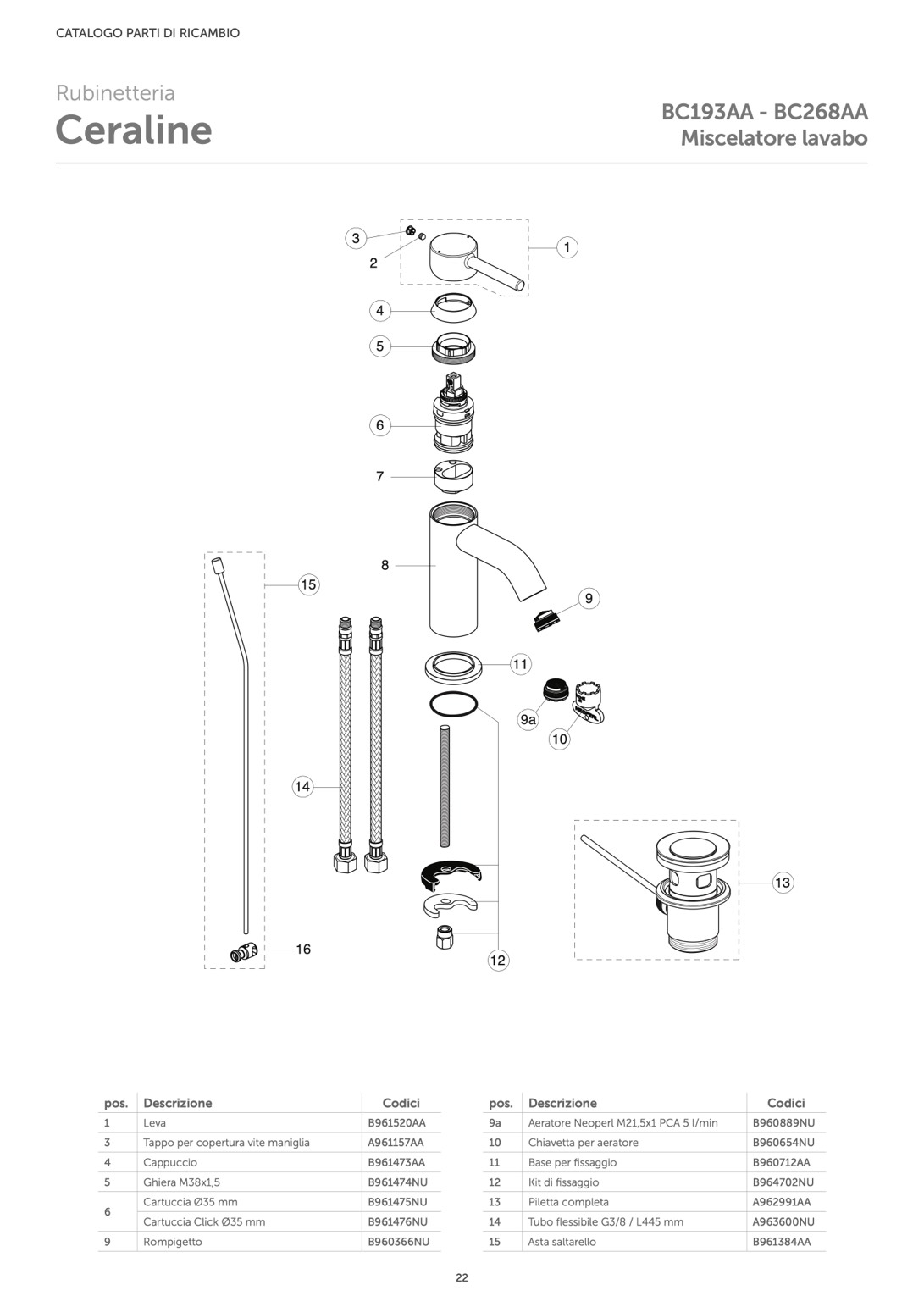 Ricambio Ideal Standard A963443 - Astina Deviatore Per Ceramica, Prodotto Originale E Resistente - Foto 12